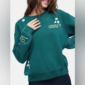 WILDFOX Cabins & Cocktails Sweatshirt Size Small